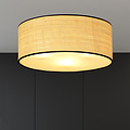 Emibig Emibig Varde grande lampe de plafond textile ronde 3x E27 - Éclairage idéal pour chaque espace