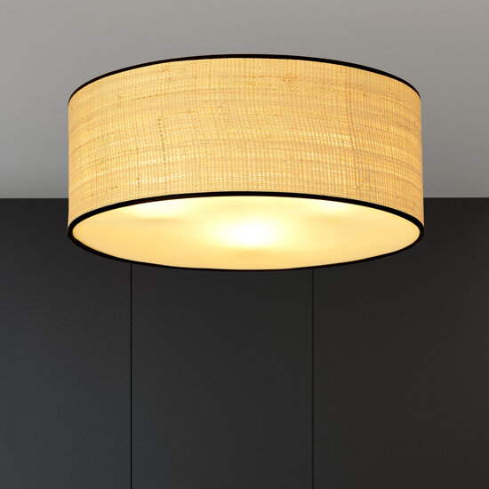 Emibig Emibig Varde grote textiel plafondlamp rond 3x E27 - Perfecte verlichting voor elke ruimte