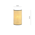 Emibig Emibig Varde wandlamp in geweven textiel natuurkleur 1x E14 - Perfect voor sfeervolle verlichting in elke ruimte