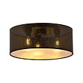 Emibig Emibig Skive grote zwart en gouden plafondlamp rond 3x E27 - Perfect voor een stijlvolle verlichting