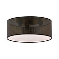 Emibig Emibig Skive grote zwart en gouden plafondlamp rond 3x E27 - Perfect voor een stijlvolle verlichting
