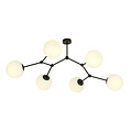Emibig Emibig Viborg belle lampe suspendue en forme de branche avec 6 ampoules opales blanches E14 - Créez une ambiance chaleureuse dans votre intérieur