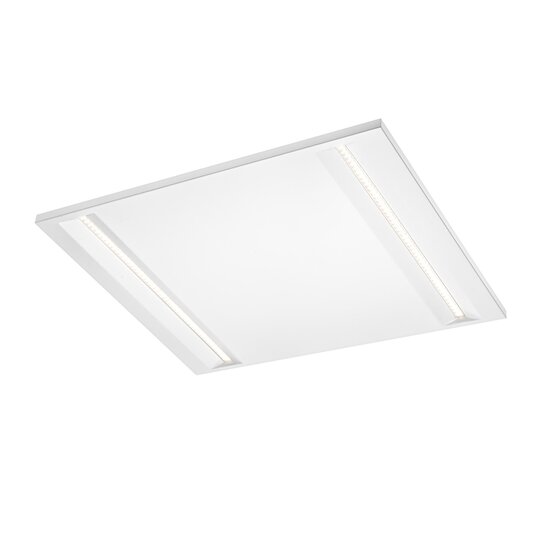Sharplumi panneau LED design lignes blanc 60x60 éclairage de plafond suspendu 44W - Éclairage parfait pour tout espace