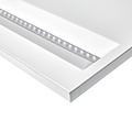 Sharplumi LED-Panel Designlinien weiß 60x60 quadratische abgehängte Deckenbeleuchtung 44W - Perfekte Beleuchtung für jeden Raum