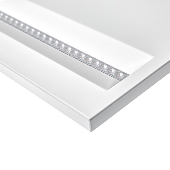 Sharplumi panel LED líneas de diseño blanco 60x60 iluminación de techo suspendido 44W - Iluminación perfecta para cualquier espacio