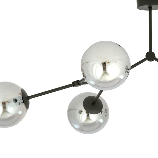Emibig Emibig Astförmige Hängelampe Viborg mit 6 Rauchlampen E14 - Ideal für eine gemütliche Atmosphäre in Ihrem Zuhause