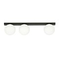 Emibig Emibig Lámpara de techo larga Aalborg negra con 3 bombillas blancas E14 - Iluminación perfecta para cualquier espacio