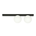 Emibig Emibig Aalborg medium ceiling lamp black with 2 white bulbs E14 - Ideal for modern interiors
