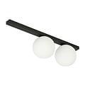 Emibig Emibig Aalborg lámpara de techo mediana negra con 2 bombillas blancas E14 - Ideal para interiores modernos