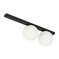 Emibig Emibig Aalborg medium ceiling lamp black with 2 white bulbs E14 - Ideal for modern interiors