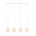 Emibig Emibig Aarhus 92cm breite Hängelampe mit 4 Lampen E14 Braunglas - Ideal für eine warme Atmosphäre in Ihrem Zuhause