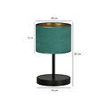 Emibig Emibig Lámpara de mesa Fredensborg verde 1x E27 - Iluminación ambiental perfecta para cualquier interior