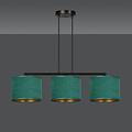 Emibig Emibig Lampe suspendue Fredensborg verte abat-jours ronds 3x E27 - Créez une ambiance chaleureuse dans votre espace