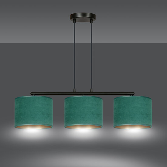 Emibig Emibig Fredensborg hanging lamp green round shades 3x E27 - Create a cozy atmosphere in your space