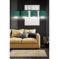 Emibig Emibig Fredensborg hermosa lámpara colgante ancha verde redonda 4x E27 - Ideal para crear un ambiente acogedor