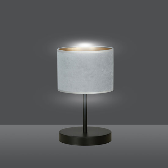 Emibig Emibig Lampe de table Bornholm grise 1x E27 - Éclairage d'ambiance parfait pour tout intérieur
