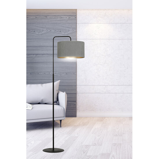 Emibig Emibig Lámpara de pie Bornholm mármol gris curvado redondo 1x E27 - Iluminación perfecta para cualquier espacio