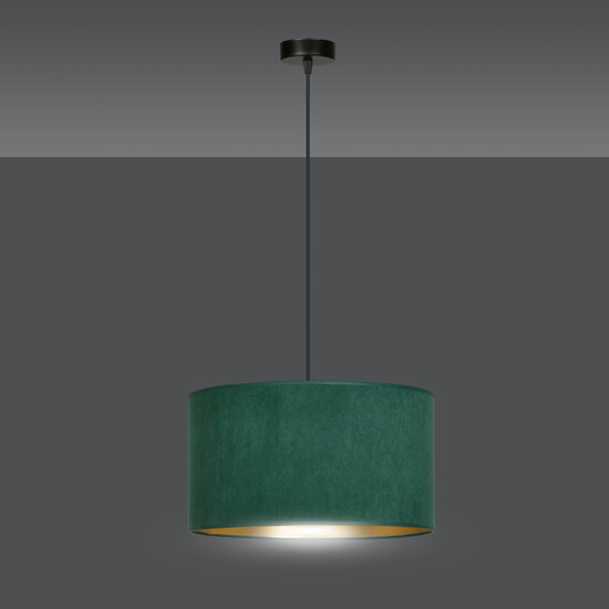 Emibig Emibig Lampe suspendue Fredensborg verte ronde E27 - Éclairage élégant pour tous les intérieurs