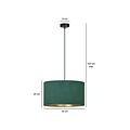 Emibig Emibig Fredensborg hanging lamp green round E27 - Stylish lighting for any interior
