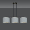 Emibig Emibig Bornholm hanglamp grijs rond kappen 3x E27 - Perfecte verlichting voor elke ruimte