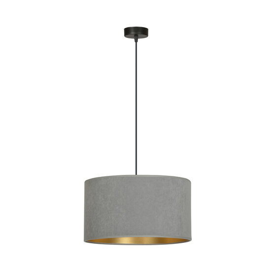 Emibig Emibig Lámpara colgante Bornholm gris redonda E27 - Iluminación elegante para cualquier espacio