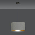 Emibig Emibig Lampe suspendue Bornholm grise ronde E27 - Éclairage élégant pour chaque espace