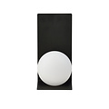 Emibig Emibig Applique murale Rudersdal noire avec ampoule blanche en verre E14 - Éclairage idéal pour chaque espace