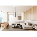 Emibig Emibig Gribskov 3x G9 lámpara colgante negra con tubos largos de 2cm de diámetro - Ideal para interiores modernos