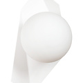 Emibig Emibig Applique murale blanche Assens avec ampoule en verre blanc E14 - Éclairage parfait pour chaque pièce