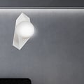 Emibig Emibig Assens white wall lamp with white glass bulb E14 - Perfect lighting for any room