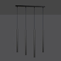 Emibig Emibig Gribskov long black pendant lamp with long tubes 2cm diameter 4x G9 - Ideal for modern interiors