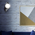 Emibig Emibig Lámpara de pared Assens negra con bombilla de vidrio blanco E14 - Iluminación perfecta para cualquier espacio