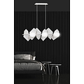 Emibig Emibig Lámpara colgante blanca Assens con bombillas de vidrio esmerilado 6x E14 - Ideal para una iluminación elegante y acogedora en cualquier habitación