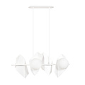 Emibig Emibig Assens witte brede pendellamp met 4 melkglas bollen E14 - Perfecte verlichting voor elke ruimte