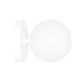 Emibig Emibig Aplique de pared blanca Odder con 1 bombilla de vidrio blanco E14 - Ideal para crear un ambiente acogedor