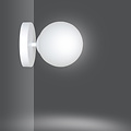 Emibig Emibig Aplique de pared blanca Odder con 1 bombilla de vidrio blanco E14 - Ideal para crear un ambiente acogedor