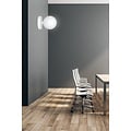 Emibig Emibig Odder white wall lamp with 1 white glass bulb E14 - Perfect for creating a cozy atmosphere