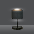 Emibig Emibig Lámpara de mesa Middelfart negra 1x E27 - Perfecta para una atmósfera escandinava