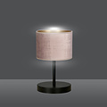 Emibig Emibig lámpara de mesa Norddjurs rosa 1x E27 - Iluminación ideal para tu dormitorio