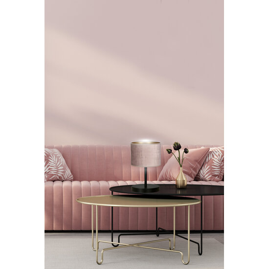 Emibig Emibig lámpara de mesa Norddjurs rosa 1x E27 - Iluminación ideal para tu dormitorio