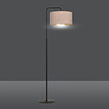 Emibig Emibig lámpara de pie Norddjurs curva rosa redonda 1x E27 - Iluminación ideal para tu decoración