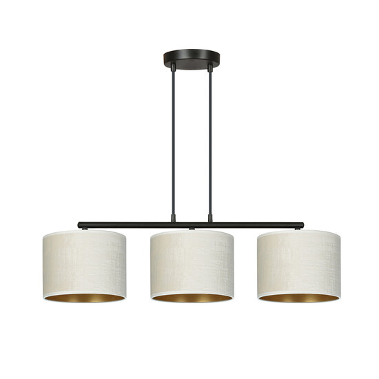 Emibig Emibig Jammerbugt hanging lamp beige round shades 3x E27 - Create a cozy atmosphere in your home