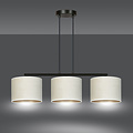 Emibig Emibig Jammerbugt hanglamp beige rond kappen 3x E27 - Creëer een gezellige sfeer in uw huis