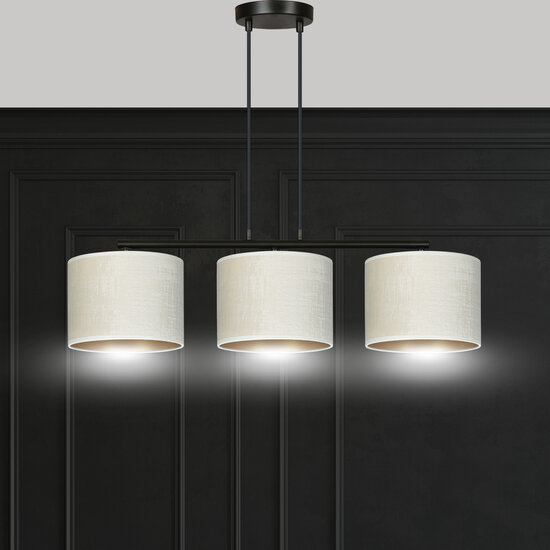 Emibig Emibig Jammerbugt Hängeleuchte beige runde Schirme 3x E27 - Schaffen Sie eine gemütliche Atmosphäre in Ihrem Zuhause