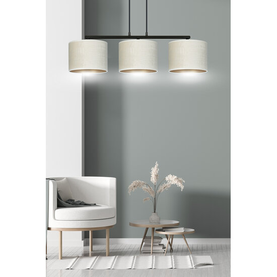 Emibig Emibig Jammerbugt Hängeleuchte beige runde Schirme 3x E27 - Schaffen Sie eine gemütliche Atmosphäre in Ihrem Zuhause