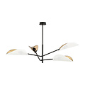 Emibig Emibig Svendborg 4x E14 belle lampe suspendue noire et ailes blanches - Éclairage parfait pour chaque espace