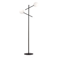Emibig Emibig Hedensted lámpara de pie negra con 2 cristales blancos E14 - Ideal para crear un ambiente moderno