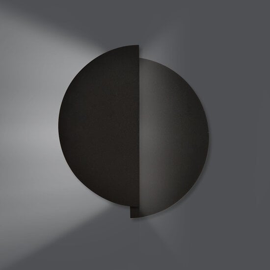 Emibig Emibig Halbrunde schwarze Wandleuchte Haderslev 2 mit G9-Anschluss - Ideal für eine gemütliche Atmosphäre in Ihrem Zuhause