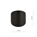 Emibig Emibig Applique murale noire semi-circulaire Haderslev avec connexion G9 - Idéale pour une ambiance chaleureuse