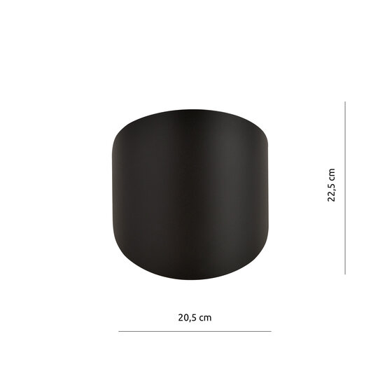 Emibig Emibig Haderslev semi-circular black wall lamp with G9 connection - Ideal for creating a cozy atmosphere